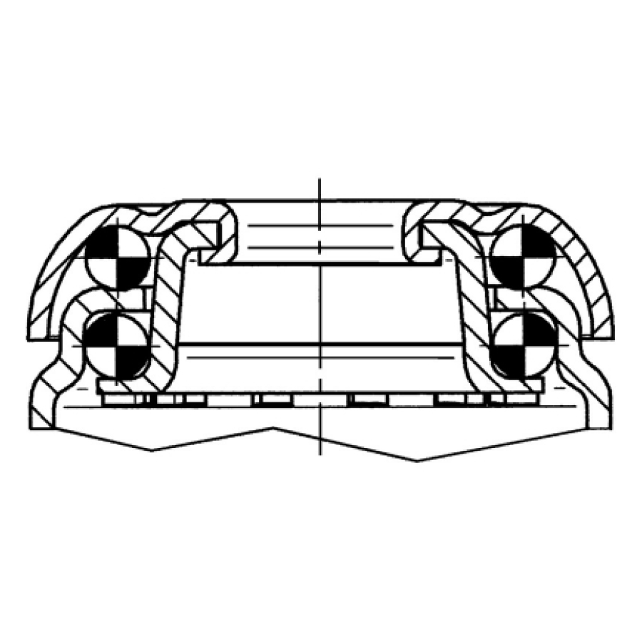 TENTE hjul 2470 DYK 050 P30 11,0