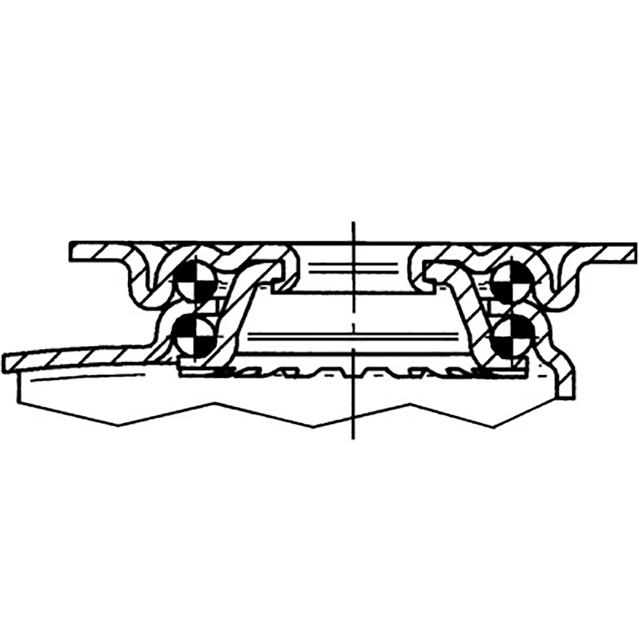 TENTE hjul 2470 PJP 075 P40
