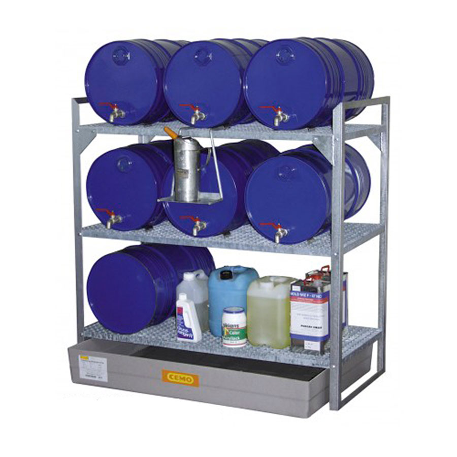 Miljøreol type 360 inkl. GRP opsamlingskar 150