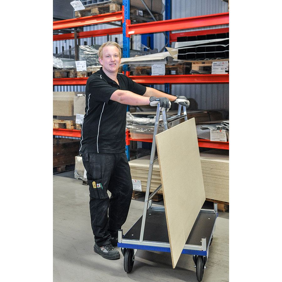 Gipsplade grenreol vogn 500 kg.