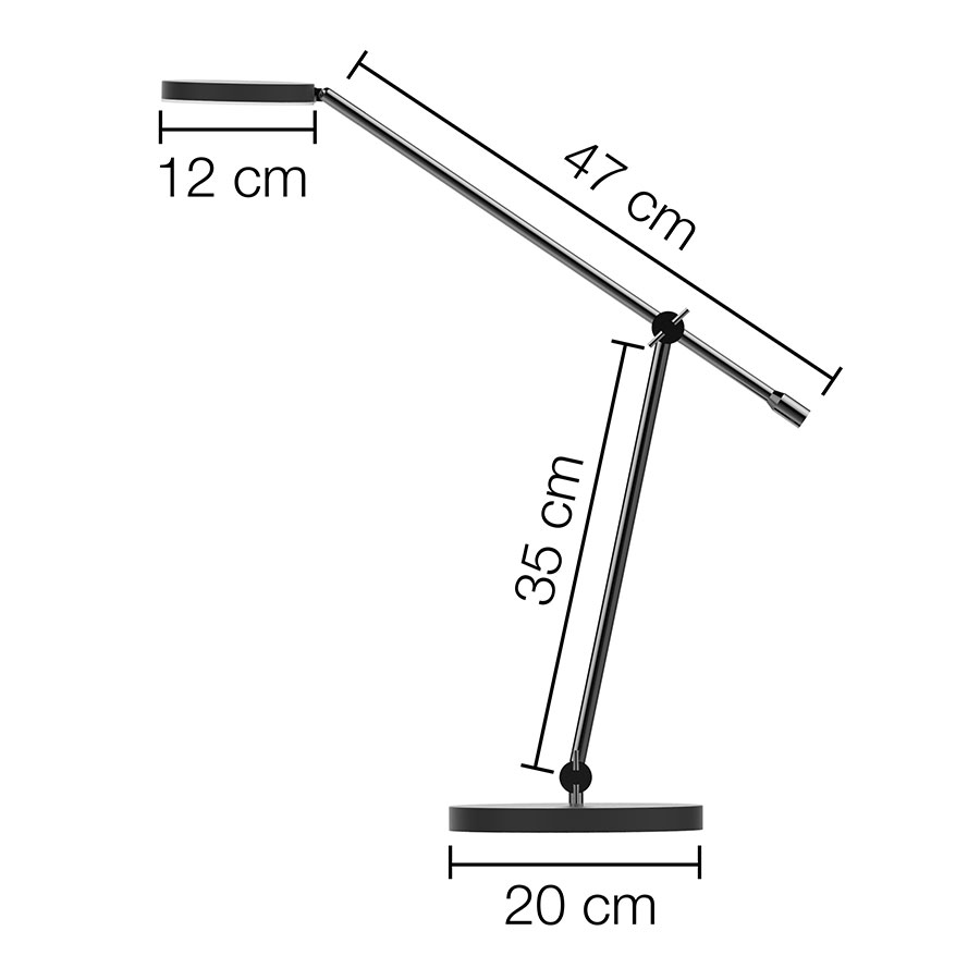 Bordlampe SUNLIGHT - Sort