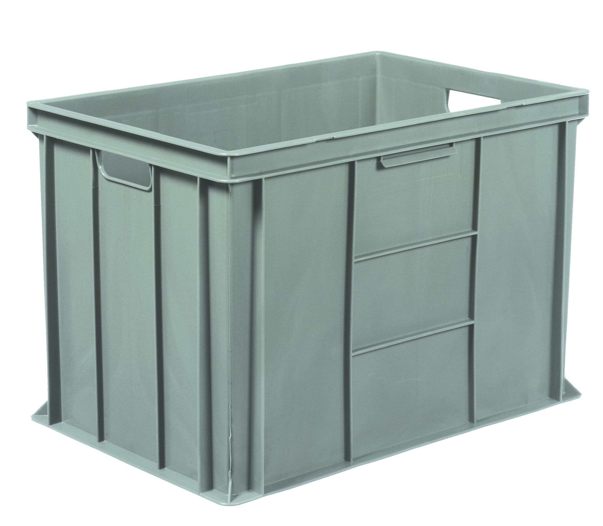 Plastkasse ARCA 80 L 600x400x410mm m/håndtagshul