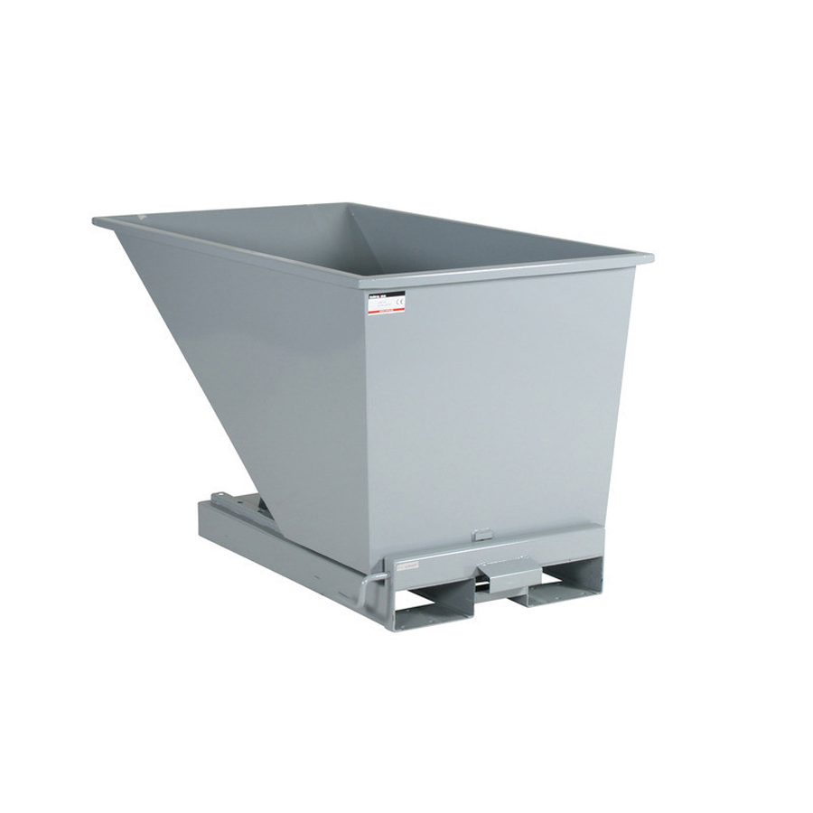 Tip-container "Automatic", 600 Liter åben. Grå