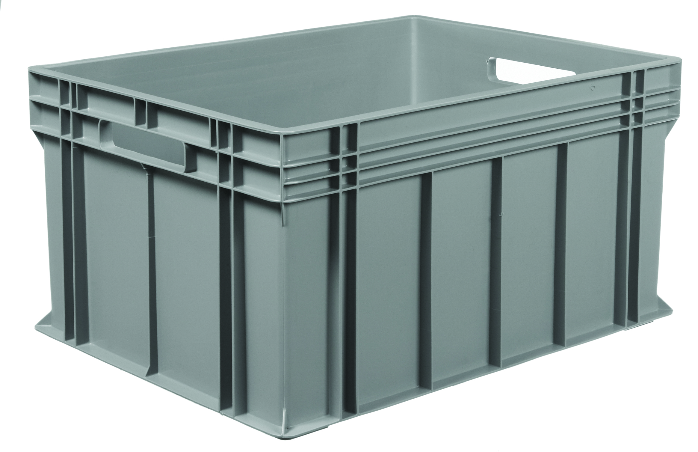 Plastkasse ARCA 165L 800x600x415mm m/håndtagshul