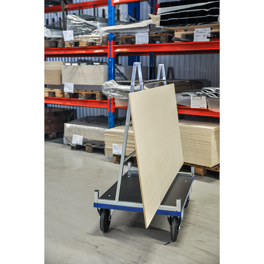 Gipsplade grenreol vogn 500 kg.