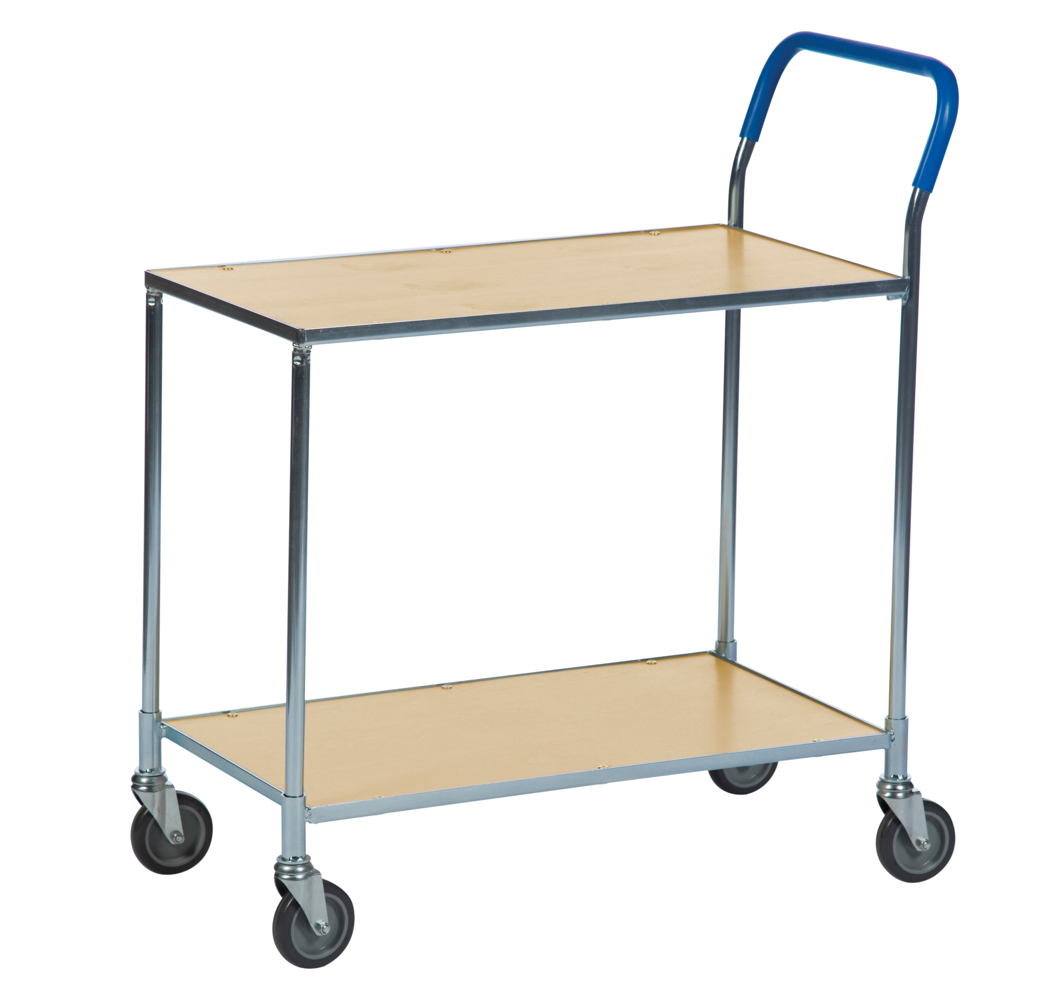 Serveringsvogn med 2 hylder Birk el-galvaniseret