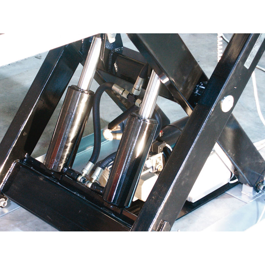 Løftebord 500kg. BxLxH:800x2000x200-1000mm.