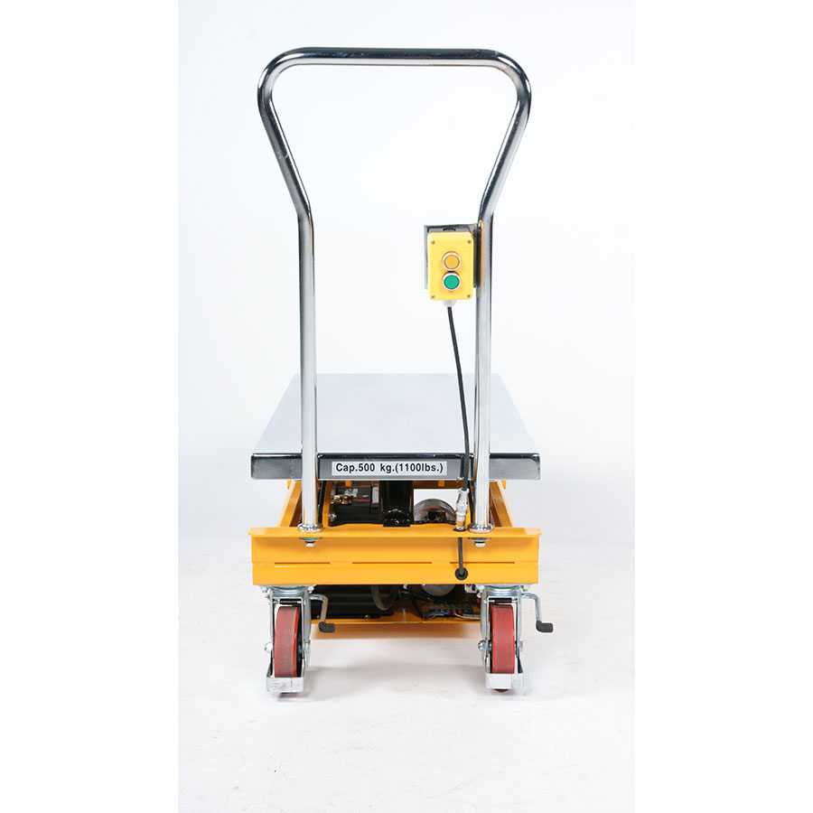 Løftebordsvogn 500 kg elektrisk 1010 x 520 mm