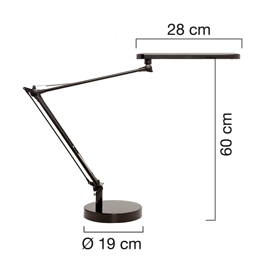 Bordlampe MAMBO - LED - Sort