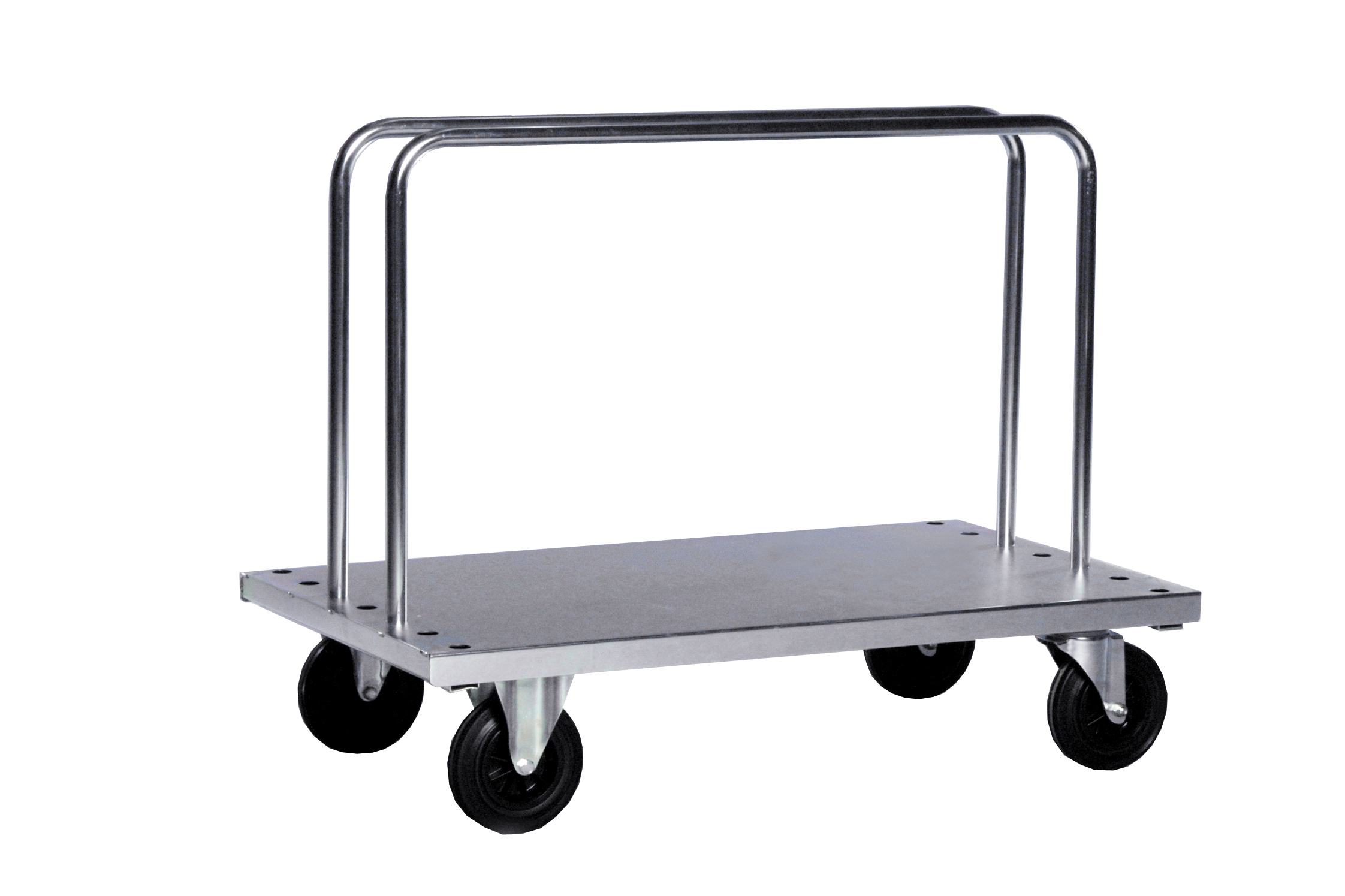 Pladevogn inkl 2 bøjler plads til 7 bøjler m brems Pladevogn inkl 2 bøjler plads til 7 bøjler m brems