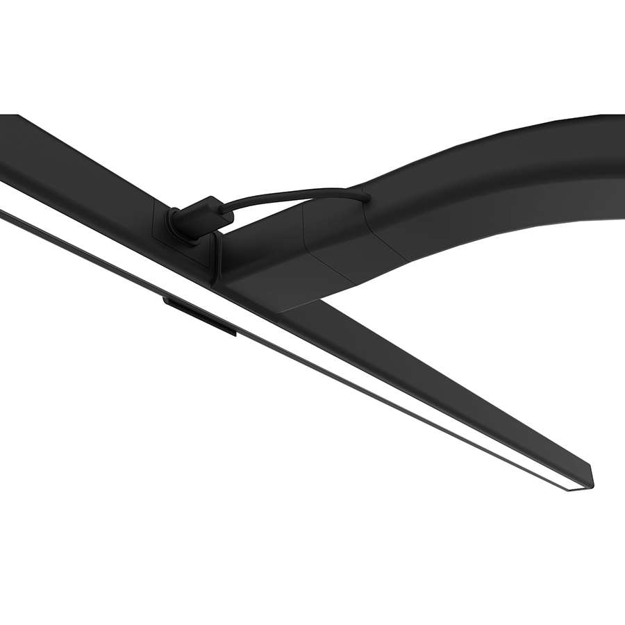 Bordlampe LED - Model STRATA - Sort