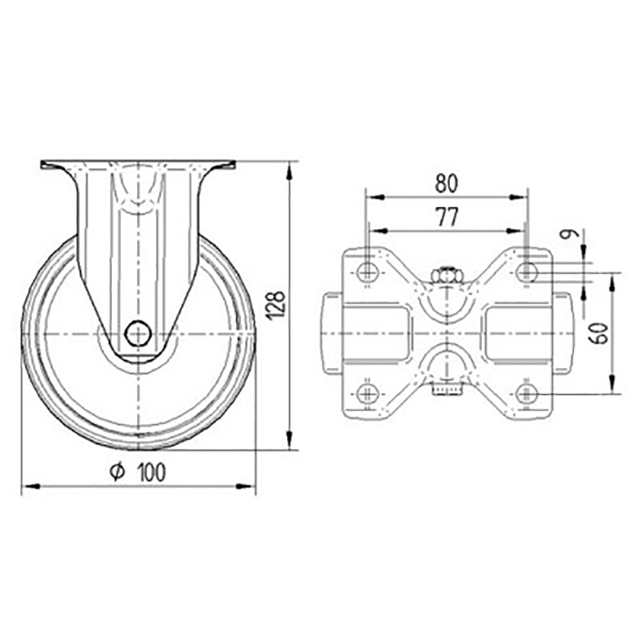 TENTE hjul 3478 UOH 100 P62 FAD.