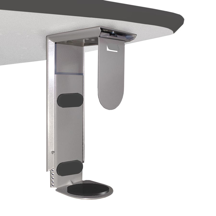 CPU-Holder QuickClick - Justerbar - Silvergrå