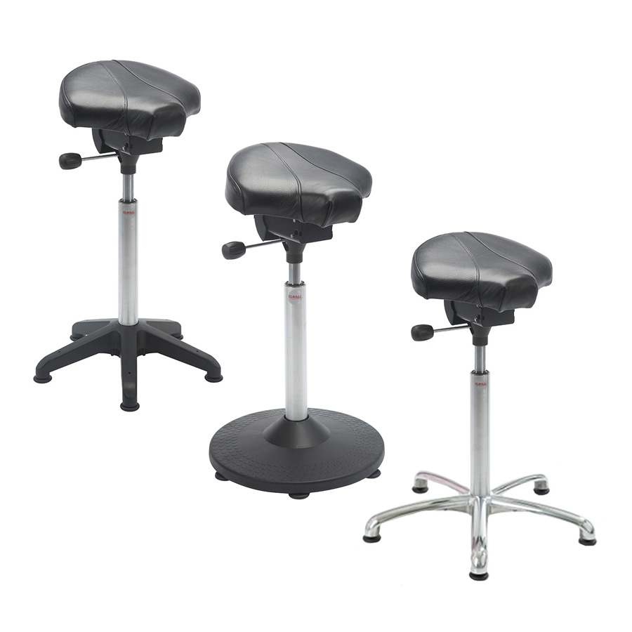 Ståstøttestol Gamma 450mm base højde 66-92