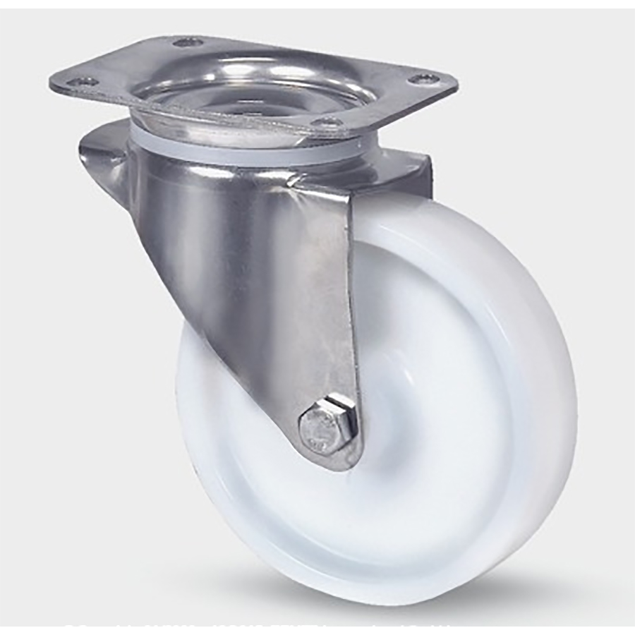 TENTE hjul - 8470 UOO 160 P63 RUSTFRI