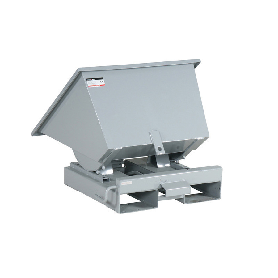 Tip-container "Automatic", 150 Liter åben. Grå