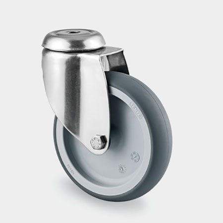 TENTE Hjul 7470 PJO 100 P30 RUSTFRI 13,0