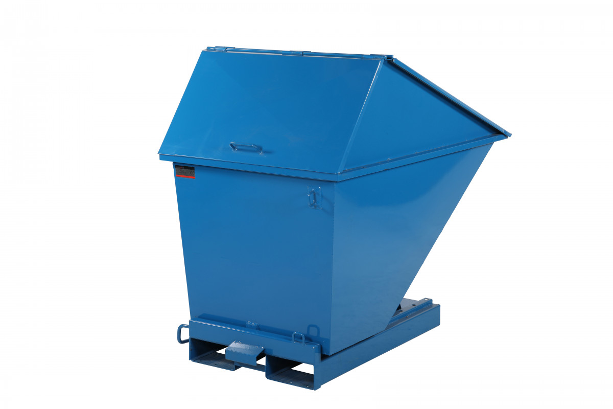 Tipcontainer lukket 750 L