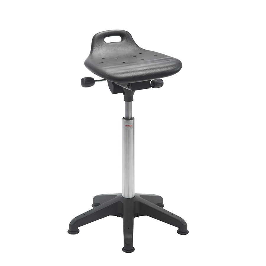 Ståstøttestol Omega 450mm base højde 62-88