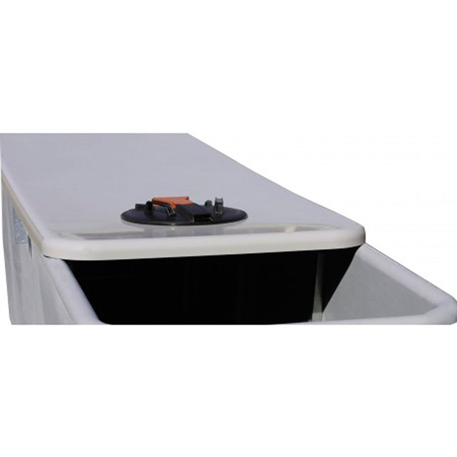 Flat låg til container GRP 4500 L