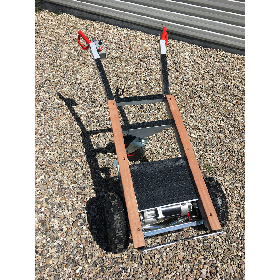 El-sækkevogn Pro600 el-drevet kørsel