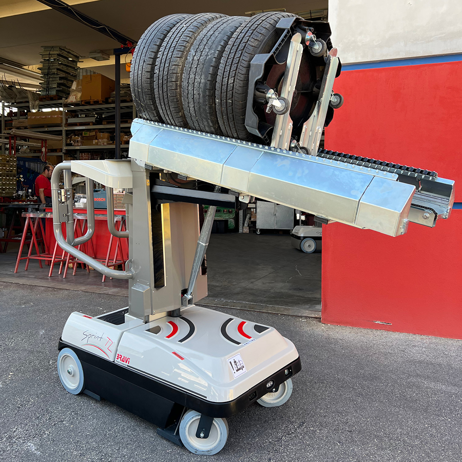 Bravi Sprint Dæk plukker Løfthøjde 5350 mm.