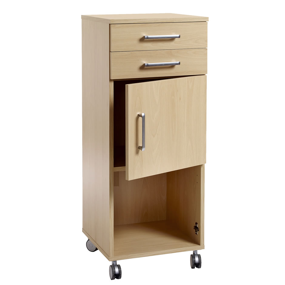 Dør til pult Quantum 383x414 mm bøg