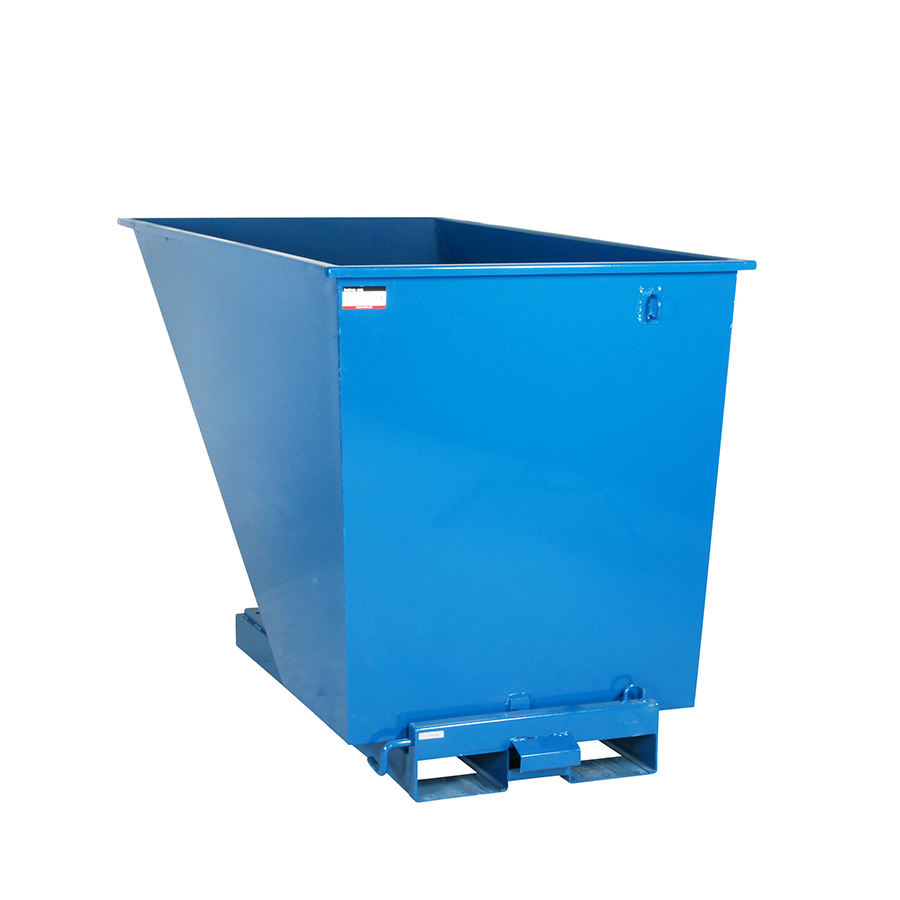 Vippecontainer "Automatic", 1600 Liter åben. Blå