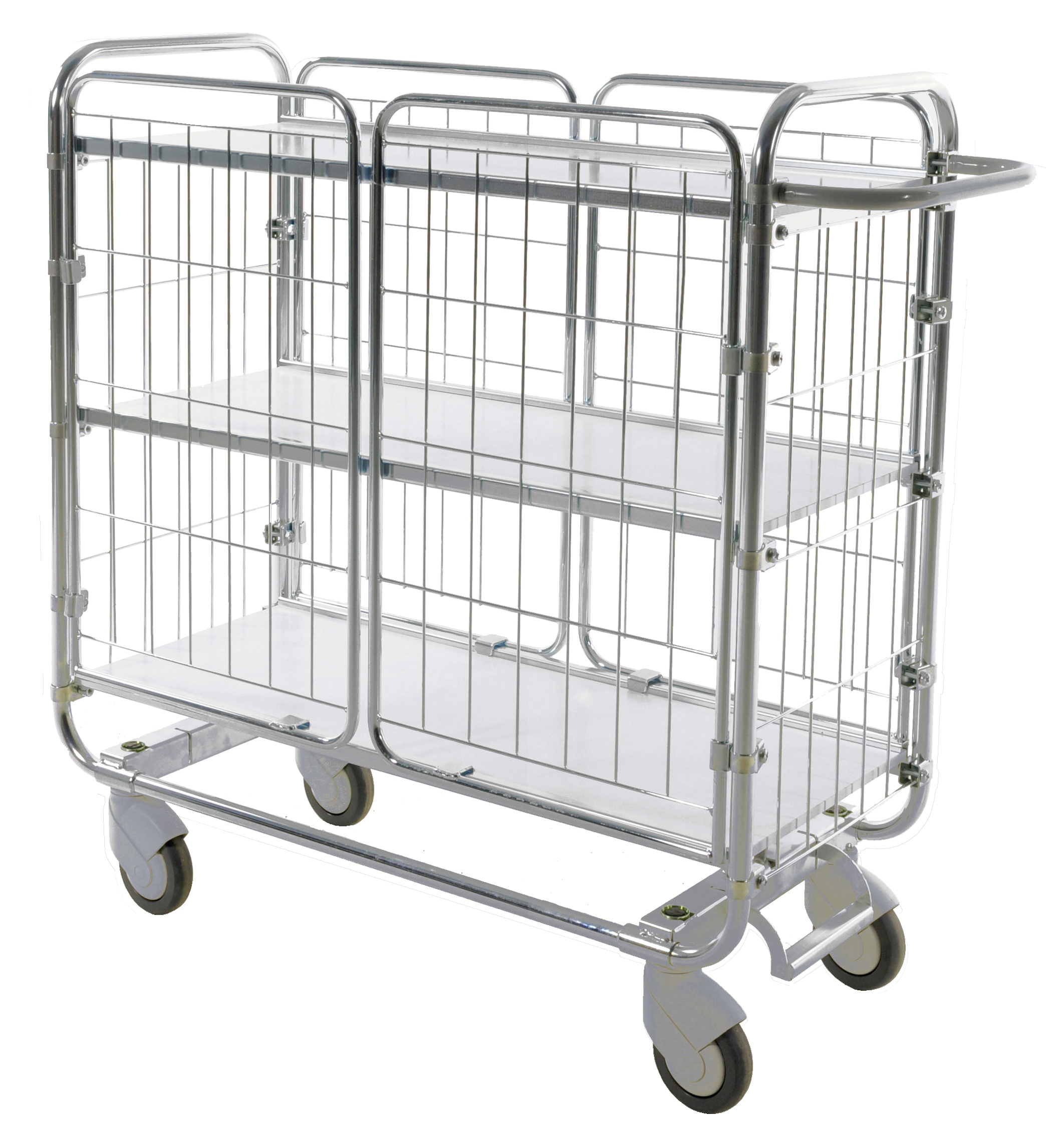 Låger KM8000 XLarge vogne 3 hylder (sæt med 2 stk)