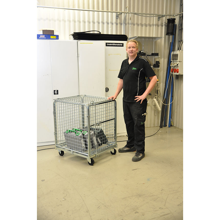 Sikkerhedsbur med 4 sider lav model