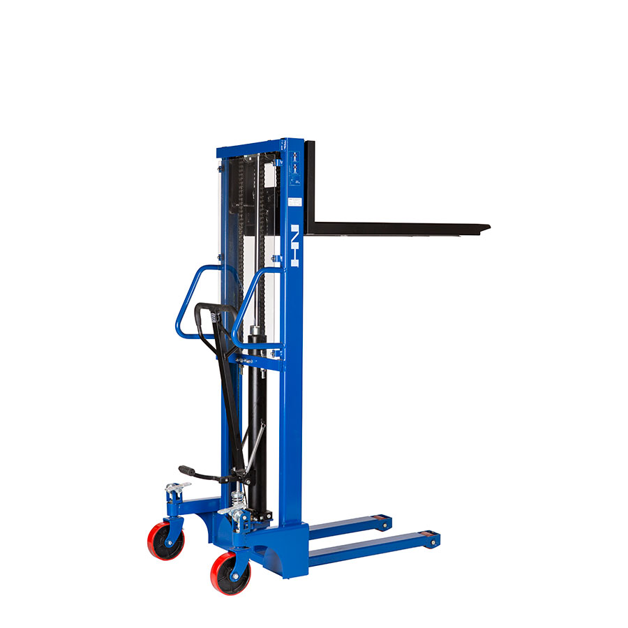 Pallestabler manuel, løftehøjde 2500 mm. 1000 kg.