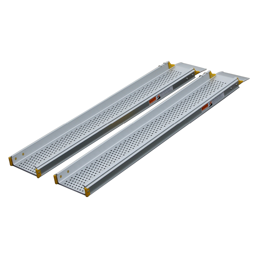 Køreramper aluminium 2100 x 210 mm, 270 kg.