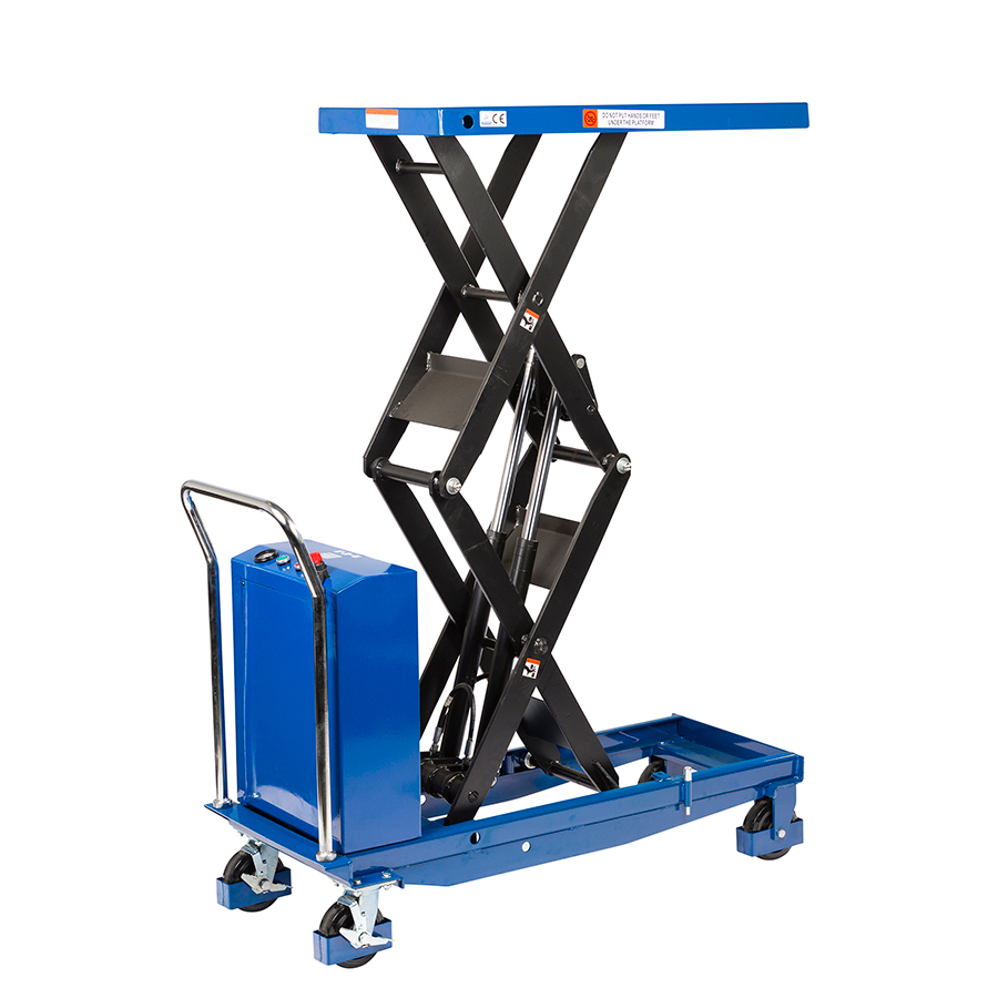 Elektrisk mobilt løftebord - 800 kg. dobb Saks