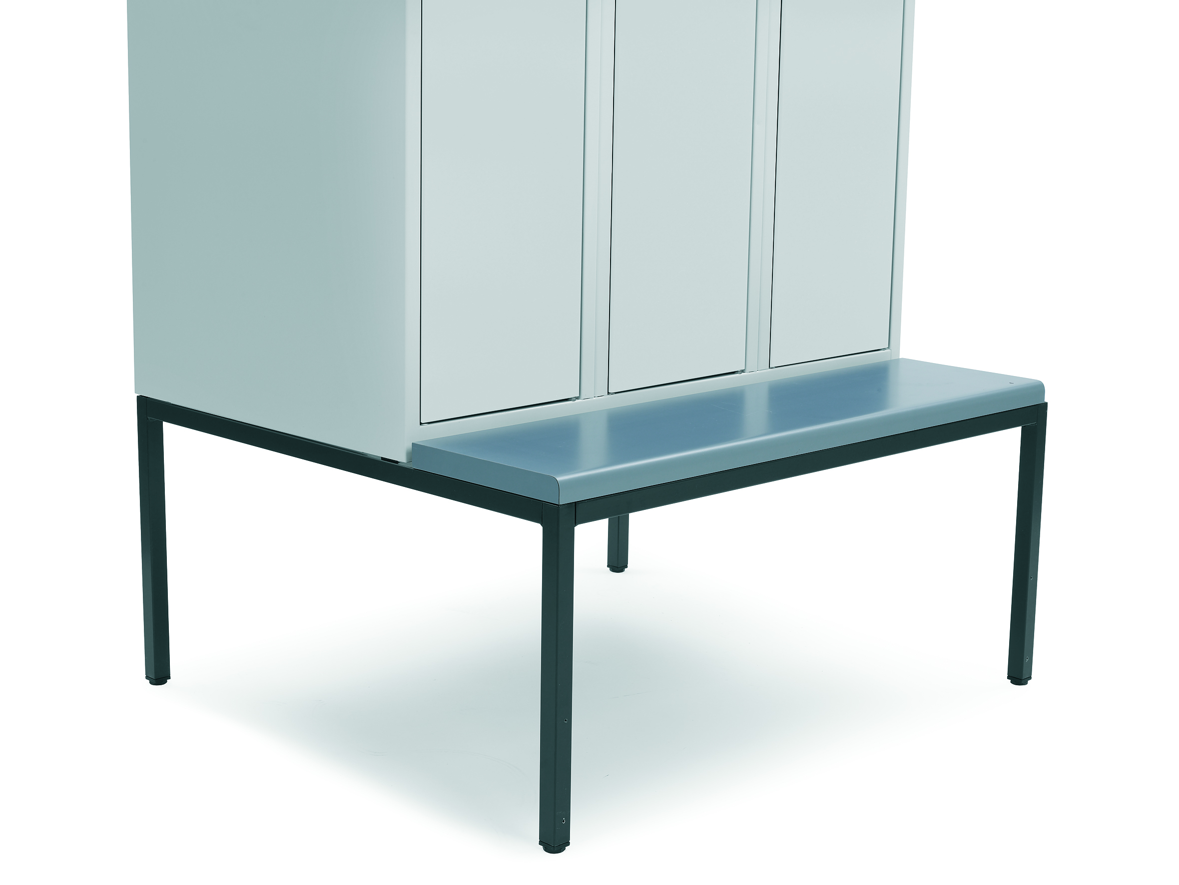 Bænkstel laminat DxH: 55x39cm. / 1 skab / 30cm.