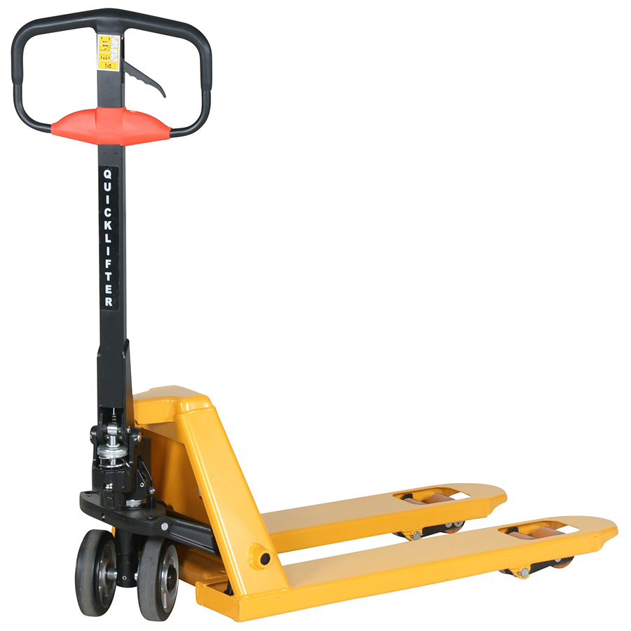 Palleløfter med Q-løft 900 mm gummi-dobbelt PU