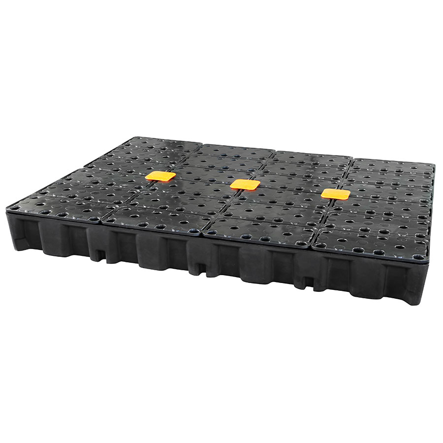 Opsamlingskar PE 250HD med PE-Rist - 1.000 .