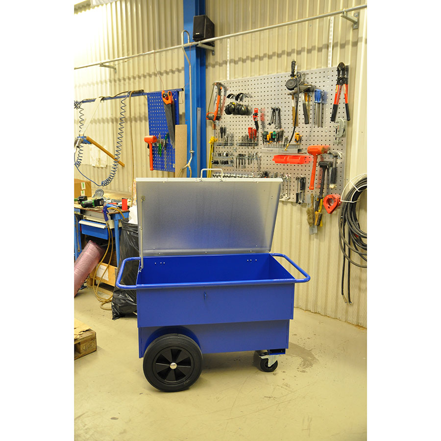 Værktøjsvogn med låg stor model 300 Liter