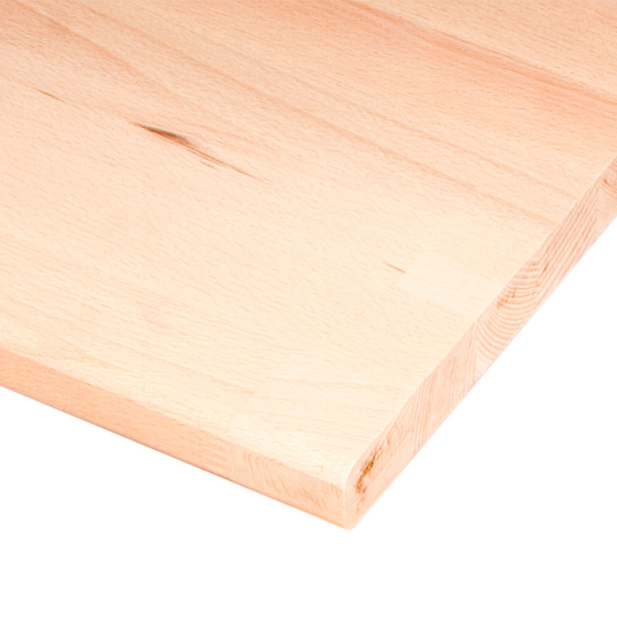 Stavlimet bøgebordplade 2000x800x27 mm.