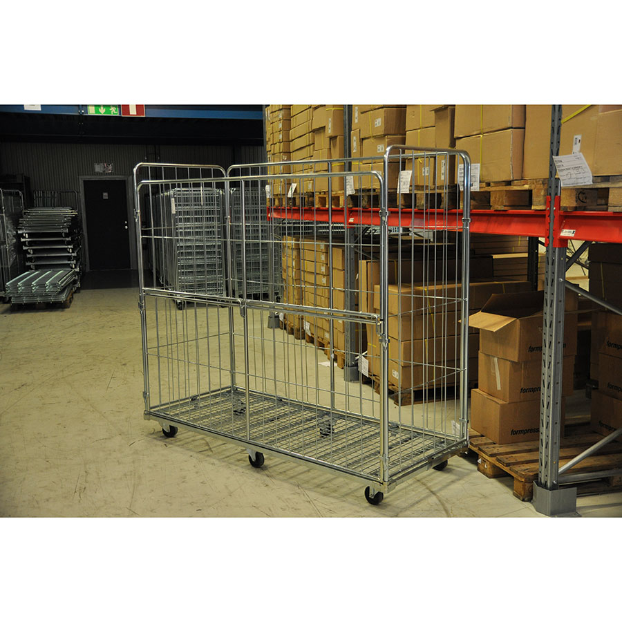Rullecontainer med 4 sider lang model