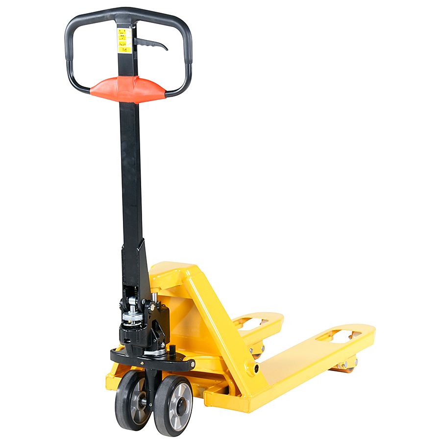 Palleløfter med Q-løft 800 mm gummi-enkelt PU