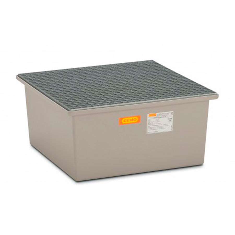 Opsamlingskar GRP 220-1 med stålrist