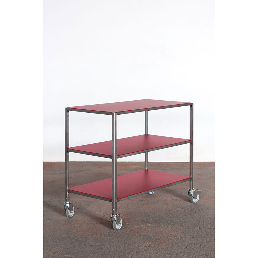 Rullebord Zoni 3 hylder - 300 kg.