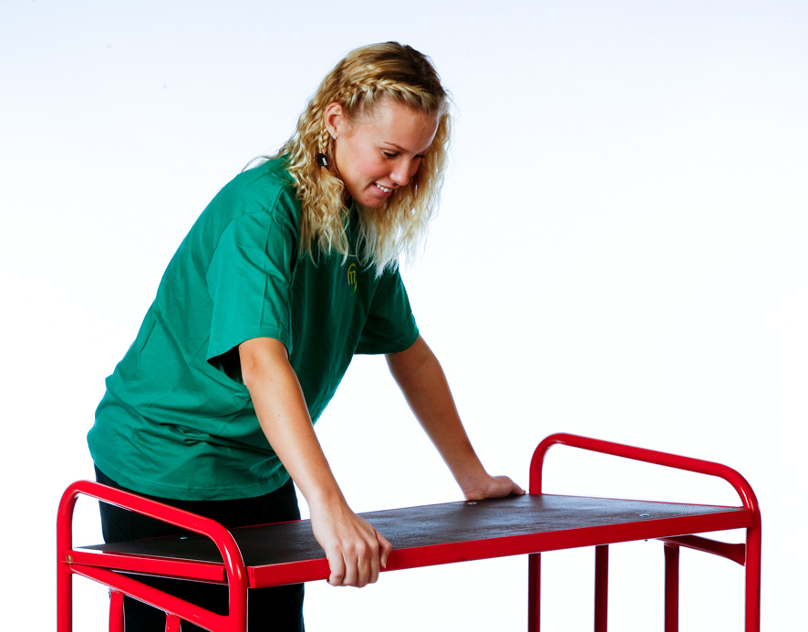 Tophylde rød til KM731 vogn str 1000x600 mm.