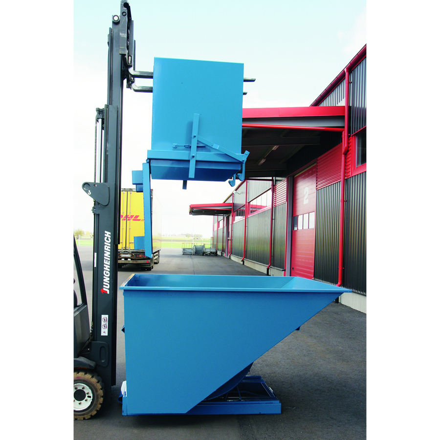 Container for bundtømning 700 liter
