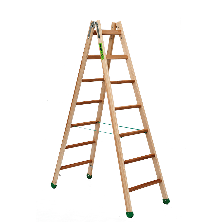 Wienerstige i træ 2x7 trin PROFF