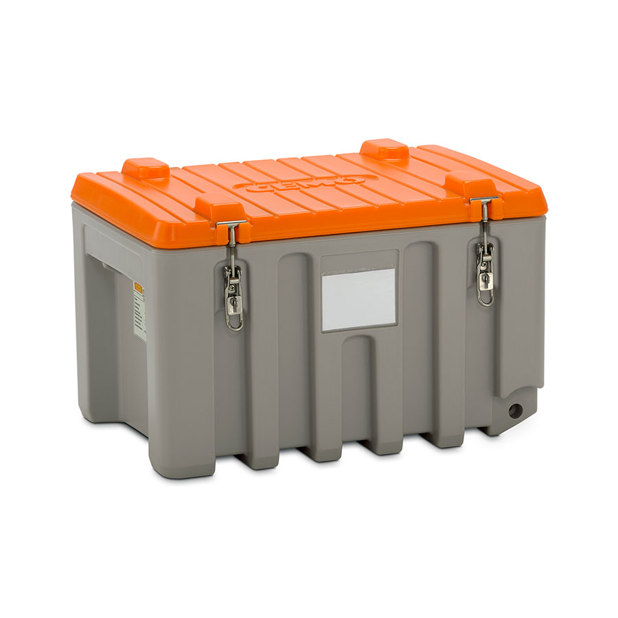 Transportbeholder CEMbox 150 L - Grå-orange