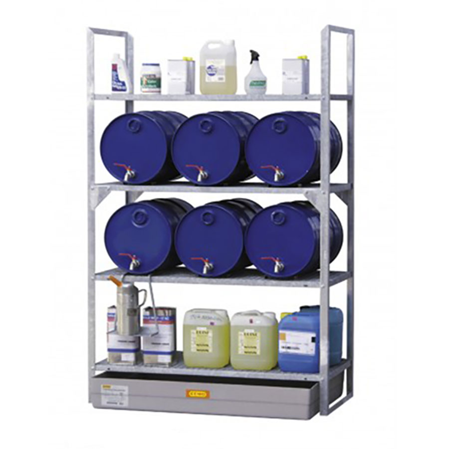 Miljøreol type 540 - 2 reol fag inkl. GRP kar 150