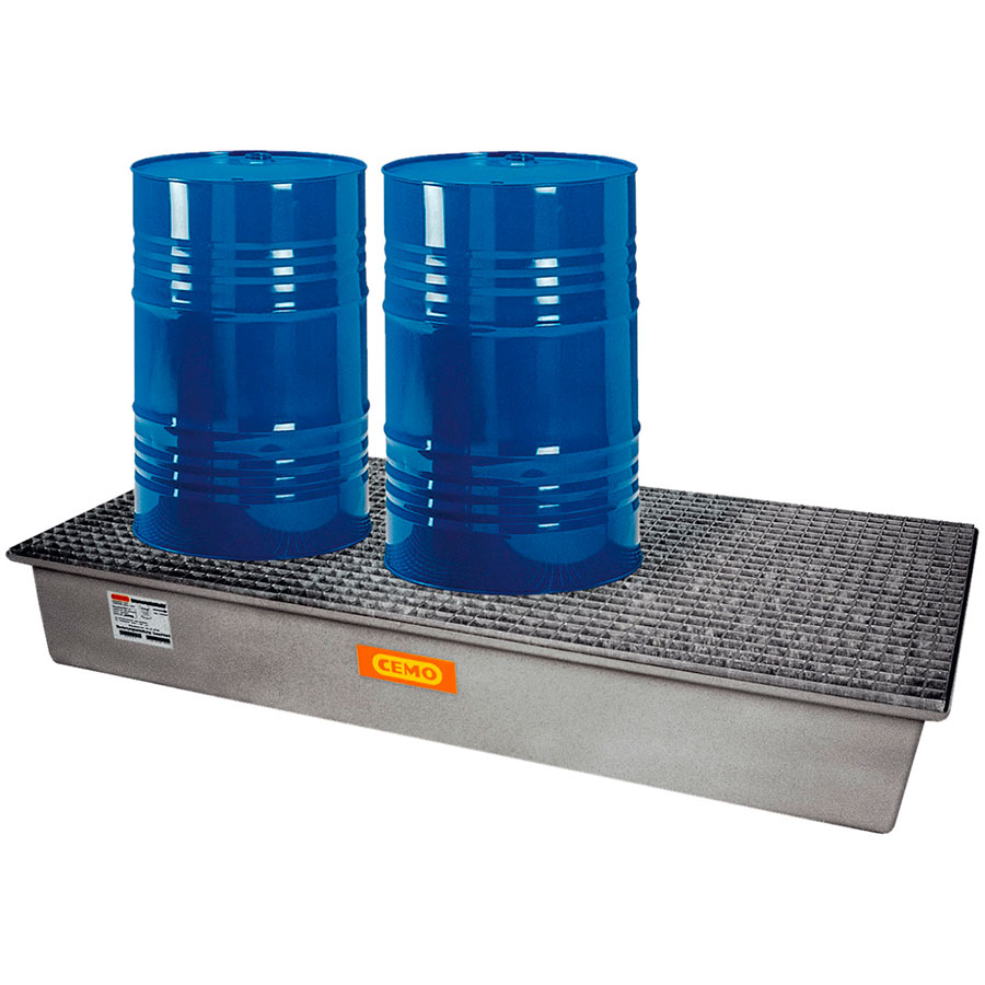 Opsamlingskar GRP 220-3 med stålrist