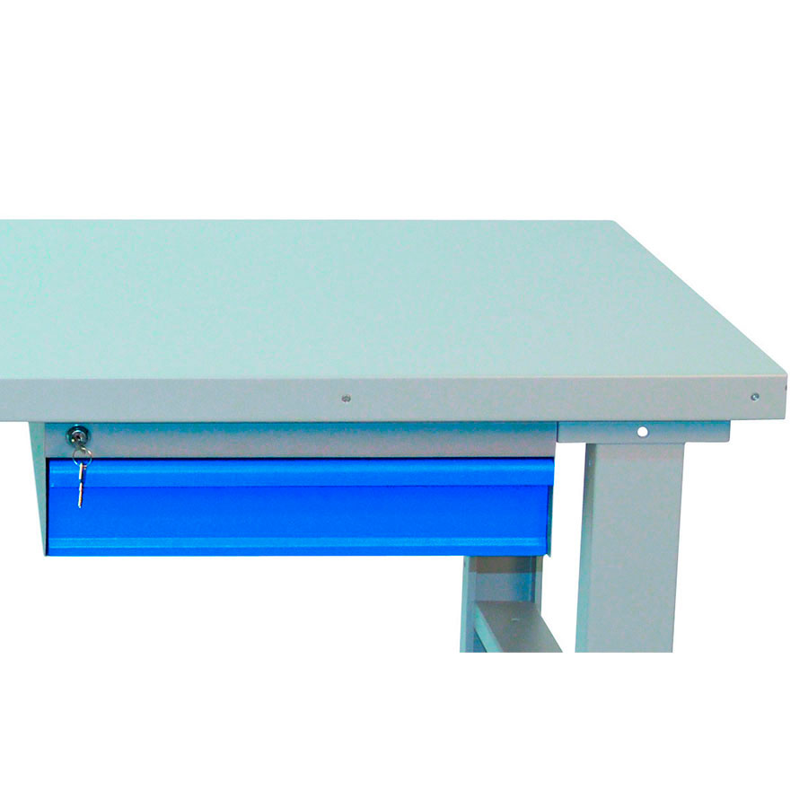 Opbevaringsskuffe, aflåselig, BxDxH:535x665x150mm.