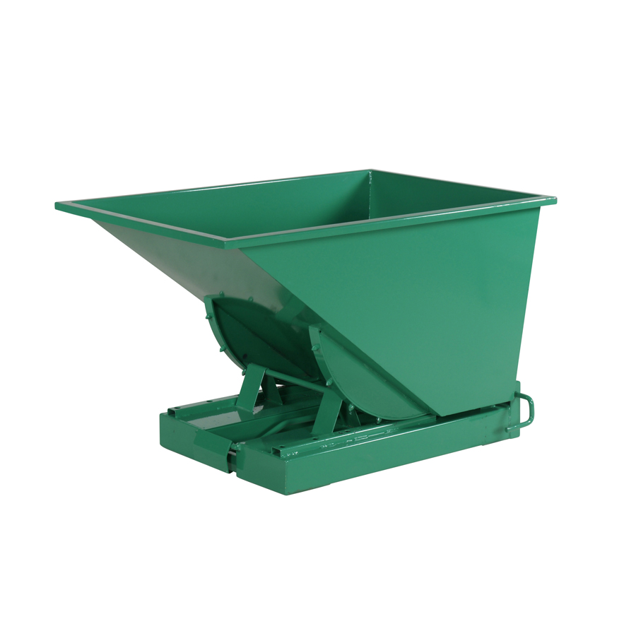 Tip-container "Automatic", 300 Liter åben. Grøn